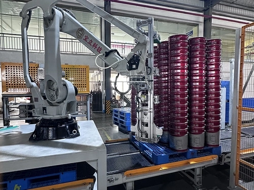 Robotic Pail Palletizer