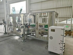 Bottle-Clamping Ionized Air Rinser