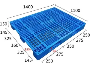 Three-Runner Plastic Pallet